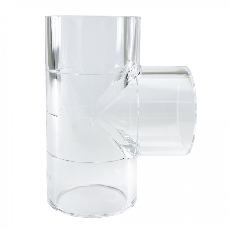 Pipe connector clear for 32mm - T